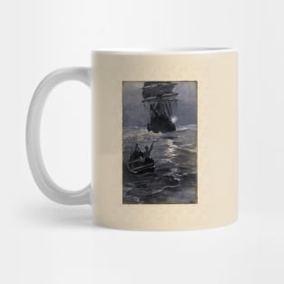 Rescue from a sinking rowboat Mug